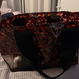 STATE Tortoiseshell and Black Women's Tote